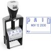 imageExcelMark Heavy Duty SelfInking Date Stamp BlueRed PostedBlue