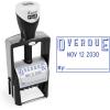 imageExcelMark Heavy Duty SelfInking Date Stamp BlueRed PostedBlue
