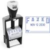 imageExcelMark Heavy Duty SelfInking Date Stamp BlueRed PostedBlue