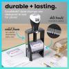 imageExcelMark Heavy Duty SelfInking Date Stamp BlueRed PostedBlueRed