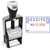 imageExcelMark Heavy Duty SelfInking Date Stamp BlueRed PostedBlueRed