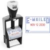 imageExcelMark Heavy Duty SelfInking Date Stamp BlueRed PostedBlueRed