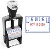 imageExcelMark Heavy Duty SelfInking Date Stamp BlueRed PostedBlueRed