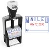 imageExcelMark Heavy Duty SelfInking Date Stamp BlueRed PostedBlueRed