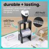 imageExcelMark Heavy Duty SelfInking Date Stamp BlueRed PostedBlueRed