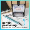 imageExcelMark Heavy Duty SelfInking Date Stamp BlueRed PostedBlueRed