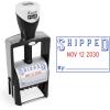 imageExcelMark Heavy Duty SelfInking Date Stamp BlueRed PostedBlueRed