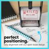 imageExcelMark Heavy Duty SelfInking Date Stamp BlueRed PostedRed