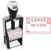 imageExcelMark Heavy Duty SelfInking Date Stamp BlueRed PostedRed
