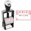 imageExcelMark Heavy Duty SelfInking Date Stamp BlueRed PostedRed