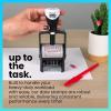 imageExcelMark Heavy Duty SelfInking Date Stamp BlueRed PostedRed