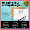 imageExcelMark Personal Self Inking Address Stamp and Monogram  Style 219