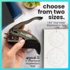 imageExcelMark Personalized Book Embosser  Adorn Monogram RoundCelestial