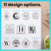imageExcelMark Personalized Book Embossers ampamp Stamps  Personalize a Book Embosser Wood Stamp or SelfInking Mount Wildflower RoundBee