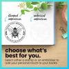 imageExcelMark Personalized Book Embossers ampamp Stamps  Personalize a Book Embosser Wood Stamp or SelfInking Mount Wildflower RoundBee