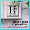 imageExcelMark Personalized Book Embossers ampamp Stamps  Personalize a Book Embosser Wood Stamp or SelfInking Mount Wildflower RoundFlower