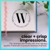 imageExcelMark Personalized Book Embossers ampamp Stamps  Personalize a Book Embosser Wood Stamp or SelfInking Mount Wildflower RoundFoliage