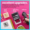imageExcelMark Personalized Book Embossers ampamp Stamps  Personalize a Book Embosser Wood Stamp or SelfInking Mount Wildflower RoundSlant