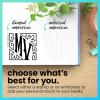 imageExcelMark Personalized Book Embossers ampamp Stamps  Personalize a Book Embosser Wood Stamp or SelfInking Mount Wildflower RoundSlant