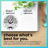 imageExcelMark Personalized Book Embossers ampamp Stamps  Personalize a Book Embosser Wood Stamp or SelfInking Mount Wildflower RoundTree Life