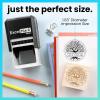 imageExcelMark Personalized Book Embossers ampamp Stamps  Personalize a Book Embosser Wood Stamp or SelfInking Mount Wildflower RoundTree Life