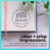 imageExcelMark Personalized Book Embossers ampamp Stamps  Personalize a Book Embosser Wood Stamp or SelfInking Mount Wildflower RoundWildflower