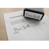 imageExcelMark Personalized Name Stamp  Custom Name Stamper  Small BlackLarge