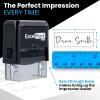 imageExcelMark Personalized Name Stamp  Custom Name Stamper  Small BlackMedium