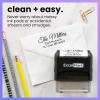 imageExcelMark Personalized Return Address Stamp  Custom Self Inking Rubber Stamp SmallMedium