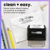 imageExcelMark Personalized Return Address Stamp  Custom Self Inking Rubber Stamp SmallSmall