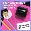 imageExcelMark Personalized Teacher Stamp  Please Sign ampamp Return  Available in 11 Colors LargeChecked By