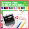 imageExcelMark Personalized Teacher Stamp  Please Sign ampamp Return  Available in 11 Colors LargeClassroom of