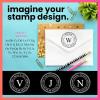 imageExcelMark Self Inking Monogram Address Stamp  Style 320