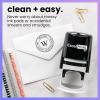 imageExcelMark Self Inking Monogram Address Stamp  Style 320