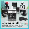 imageExcelMark Self Inking Stamp Refill Ink  2 oz  Black InkBlack
