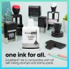 imageExcelMark Self Inking Stamp Refill Ink  2 oz  Black InkBlack