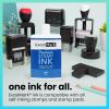 imageExcelMark Self Inking Stamp Refill Ink  2 oz  Black InkBlue