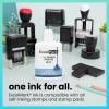 imageExcelMark Self Inking Stamp Refill Ink  2 oz  Black InkBlue