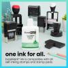 imageExcelMark Self Inking Stamp Refill Ink  2 oz  Black InkGreen