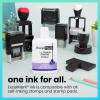 imageExcelMark Self Inking Stamp Refill Ink  2 oz  Black InkPurple
