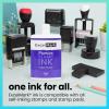 imageExcelMark Self Inking Stamp Refill Ink  2 oz  Black InkPurple