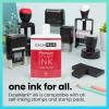 imageExcelMark Self Inking Stamp Refill Ink  2 oz  Black InkRed