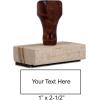 imageExcelMark Traditional Custom Rubber Stamp SmallLarge