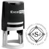 imageCustom Self Inking Address Stamp with Monogram  Style 256