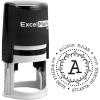 imageExcelMark Custom Self Inking Address Stamp with Monogram  Style 188