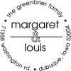 imageExcelMark Custom Self Inking Address Stamp with Monogram  Style 195Style 218