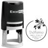 imageExcelMark Custom Self Inking Address Stamp with Monogram  Style 226