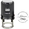 imageExcelMark Custom Self Inking Address Stamp with Monogram  Style 234