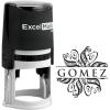 imageExcelMark Custom Self Inking Personal Stamp with Monogram  Style 284