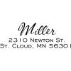 imageExcelMark Custom SelfInking Return Address Stamp  Design 3  A2359